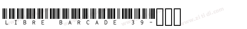 Libre Barcade 39字体转换